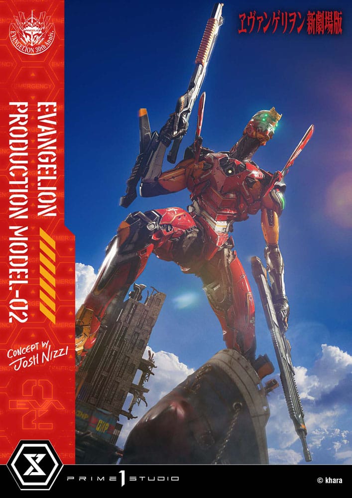 Rebuild of Evangelion statuette Ultimate Diorama Masterline Series Evangelion Production Model-02 (Concept By Josh Nizzi) 73 cm