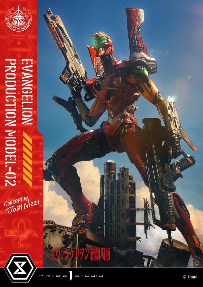 Rebuild of Evangelion statuette Ultimate Diorama Masterline Series Evangelion Production Model-02 (Concept By Josh Nizzi) 73 cm