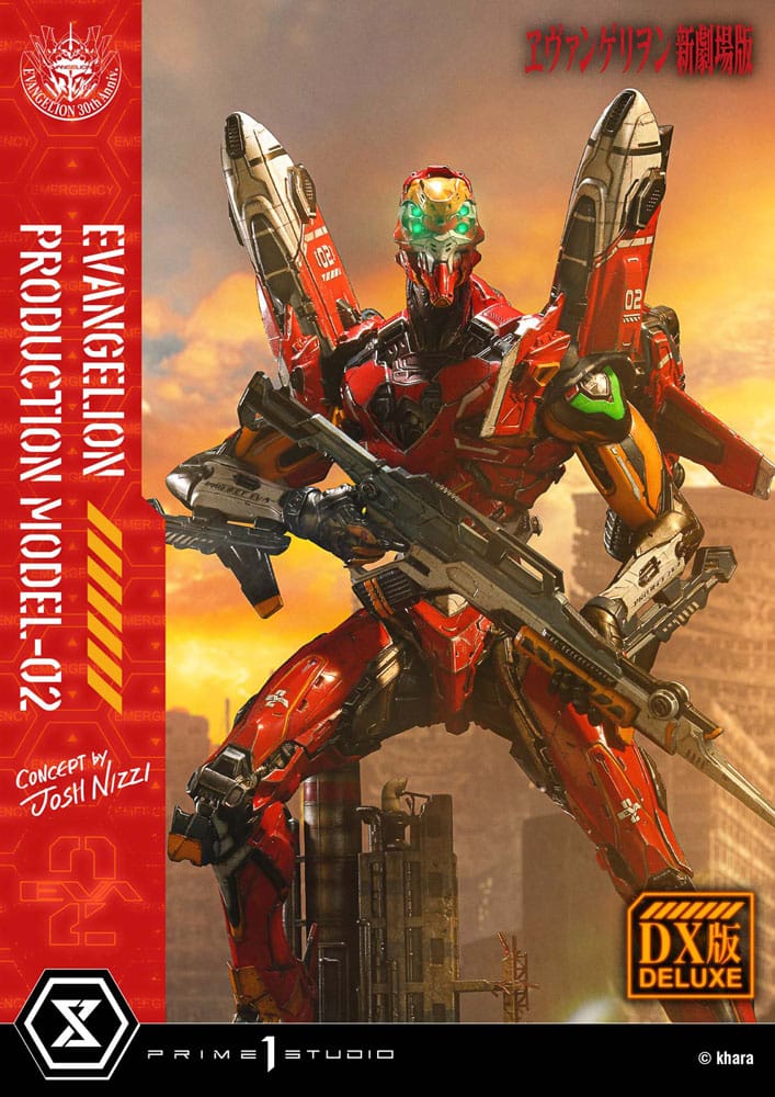 Rebuild of Evangelion statuette Ultimate Diorama Masterline Series Evangelion Production Model-02 (Concept By Josh Nizzi) Deluxe Version 73 cm