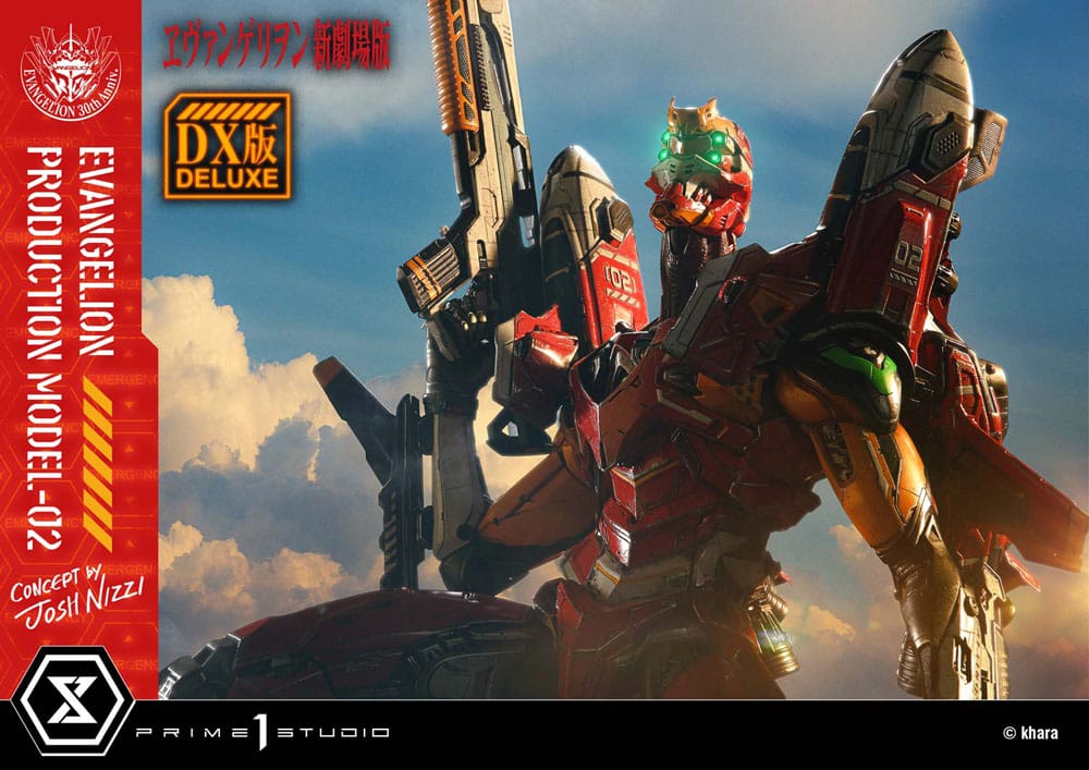 Rebuild of Evangelion statuette Ultimate Diorama Masterline Series Evangelion Production Model-02 (Concept By Josh Nizzi) Deluxe Bonus Version 73 cm