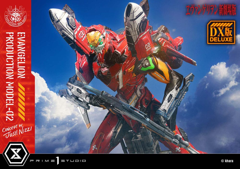 Rebuild of Evangelion statuette Ultimate Diorama Masterline Series Evangelion Production Model-02 (Concept By Josh Nizzi) Deluxe Bonus Version 73 cm