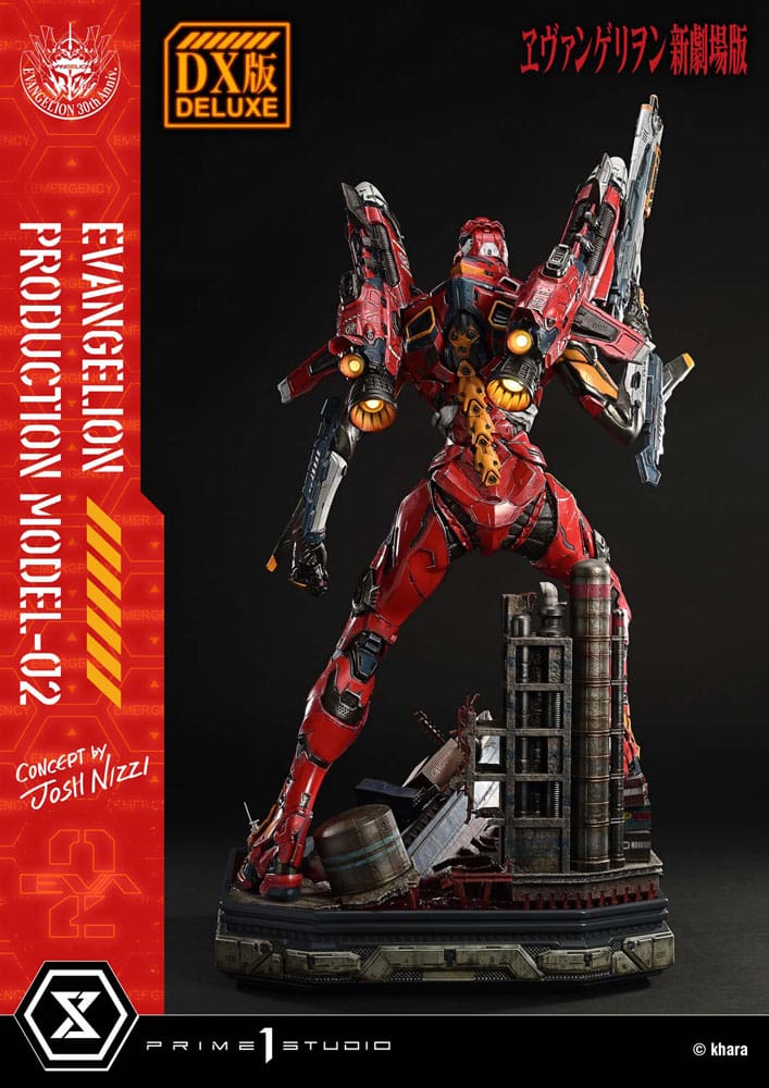 Rebuild of Evangelion statuette Ultimate Diorama Masterline Series Evangelion Production Model-02 (Concept By Josh Nizzi) Deluxe Bonus Version 73 cm