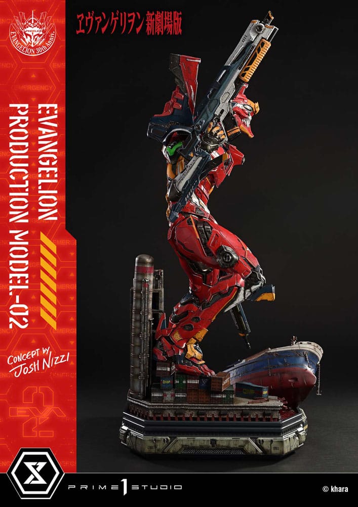 Rebuild of Evangelion statuette Ultimate Diorama Masterline Series Evangelion Production Model-02 (Concept By Josh Nizzi) Deluxe Bonus Version 73 cm