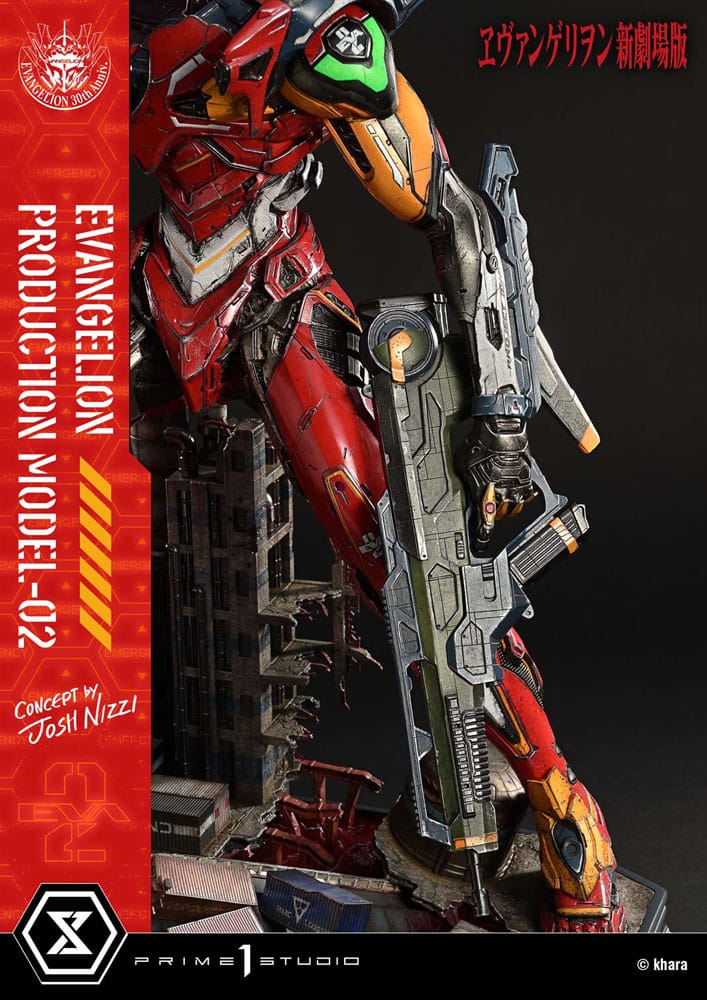 Rebuild of Evangelion statuette Ultimate Diorama Masterline Series Evangelion Production Model-02 (Concept By Josh Nizzi) Deluxe Bonus Version 73 cm