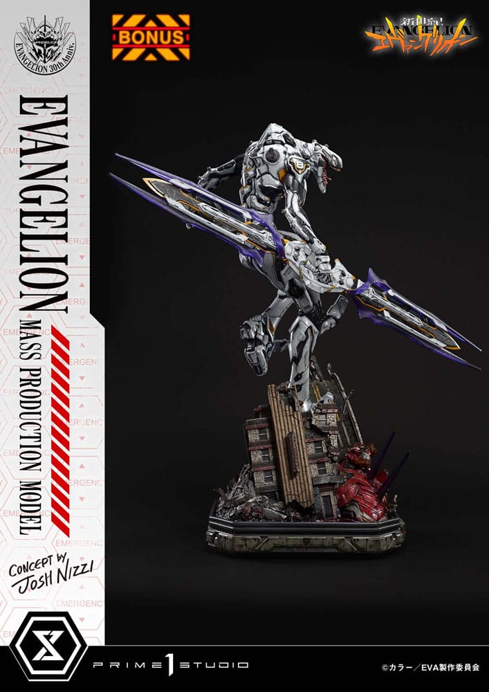 Rebuild of Evangelion statuette Ultimate Diorama Masterline Series Mass Production Model (Concept By Josh Nizzi) Deluxe Bonus Version 82 cm