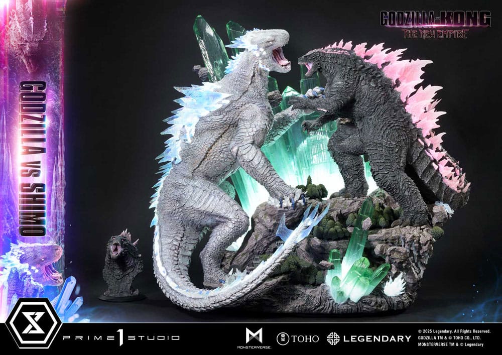 Godzilla x Kong: The New Empire statuette Ultimate Diorama Masterline Series Godzilla vs Shimo 86 cm
