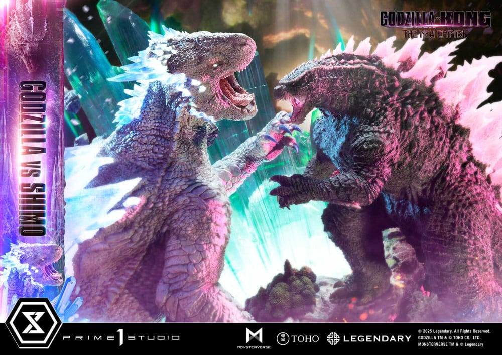 Godzilla x Kong: The New Empire statuette Ultimate Diorama Masterline Series Godzilla vs Shimo 86 cm