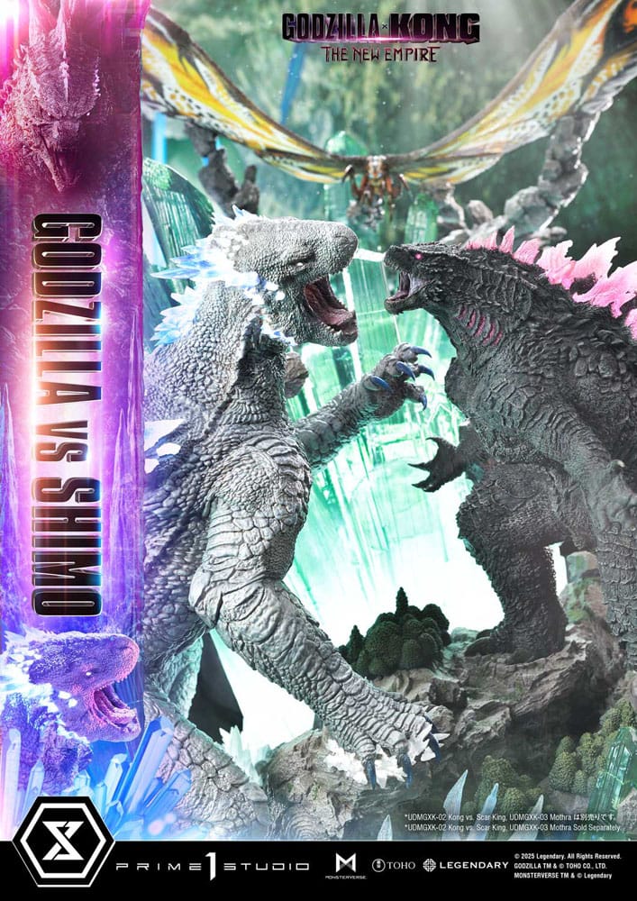Godzilla x Kong: The New Empire statuette Ultimate Diorama Masterline Series Godzilla vs Shimo 86 cm