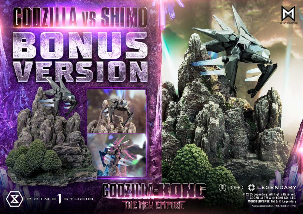 Godzilla x Kong: The New Empire statuette Ultimate Diorama Masterline Series Godzilla vs Shimo Bonus Version 86 cm