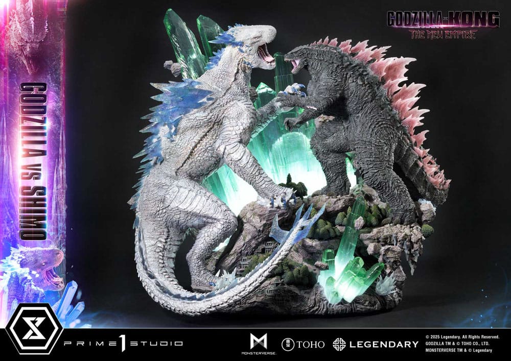 Godzilla x Kong: The New Empire statuette Ultimate Diorama Masterline Series Godzilla vs Shimo Bonus Version 86 cm