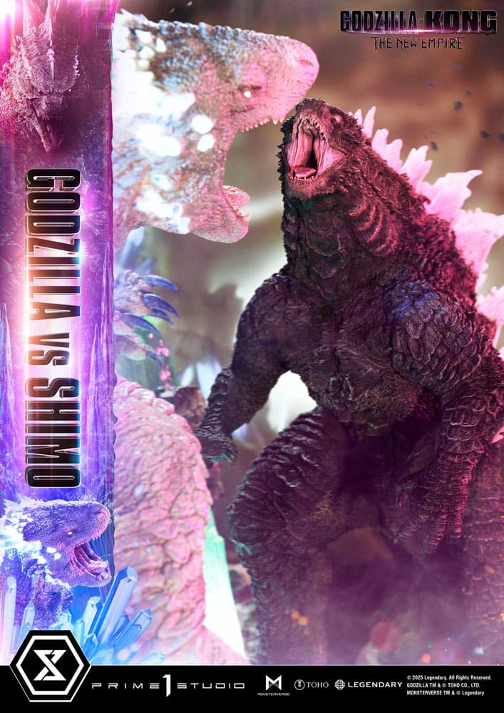 Godzilla x Kong: The New Empire statuette Ultimate Diorama Masterline Series Godzilla vs Shimo Bonus Version 86 cm