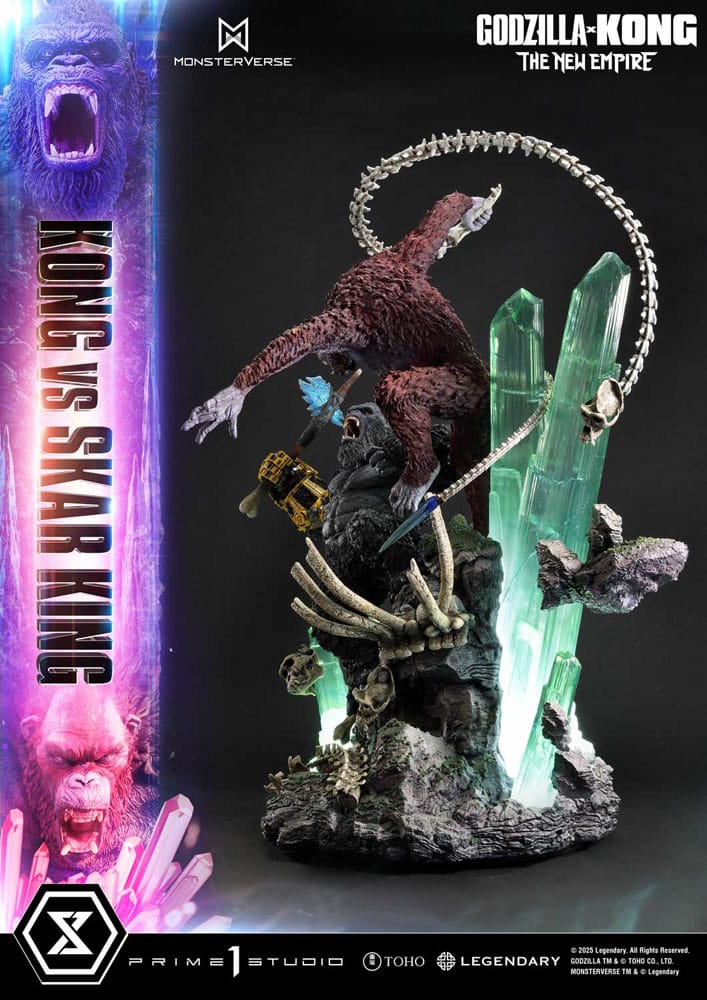 Godzilla x Kong: The New Empire statuette Ultimate Diorama Masterline Series Kong vs Skar King 104 cm