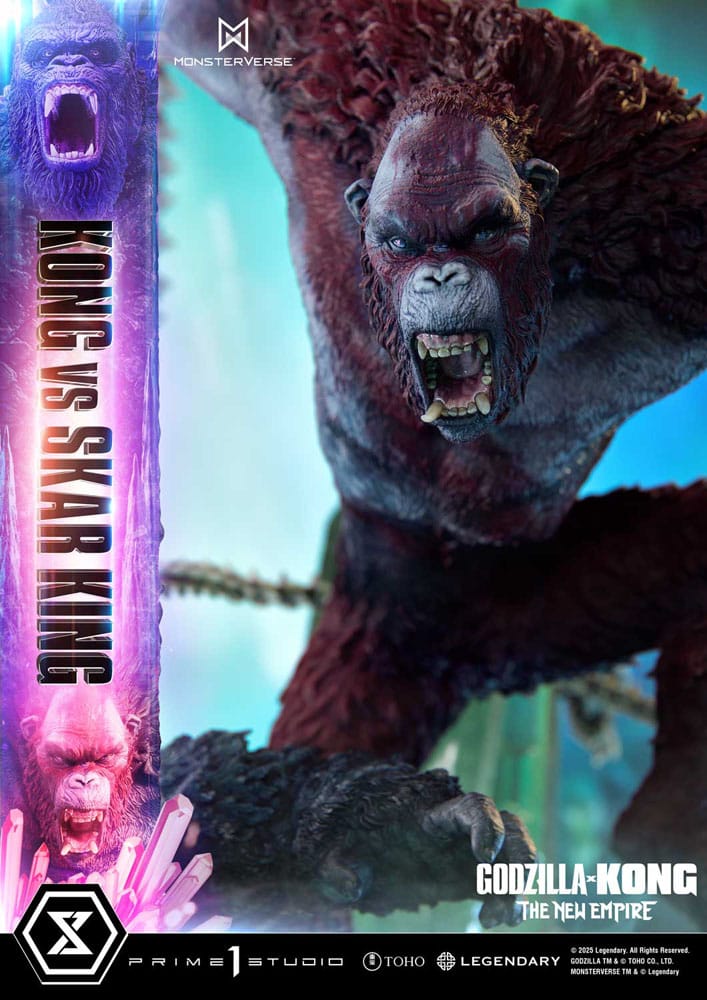 Godzilla x Kong: The New Empire statuette Ultimate Diorama Masterline Series Kong vs Skar King 104 cm