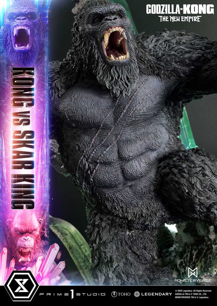 Godzilla x Kong: The New Empire statuette Ultimate Diorama Masterline Series Kong vs Skar King 104 cm