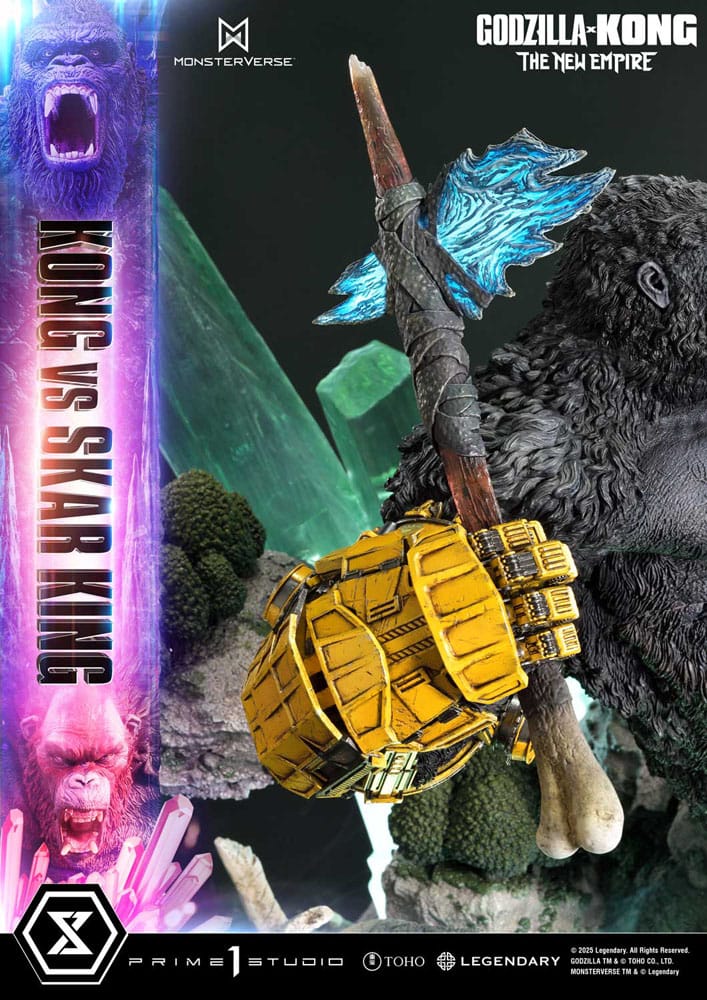Godzilla x Kong: The New Empire statuette Ultimate Diorama Masterline Series Kong vs Skar King 104 cm
