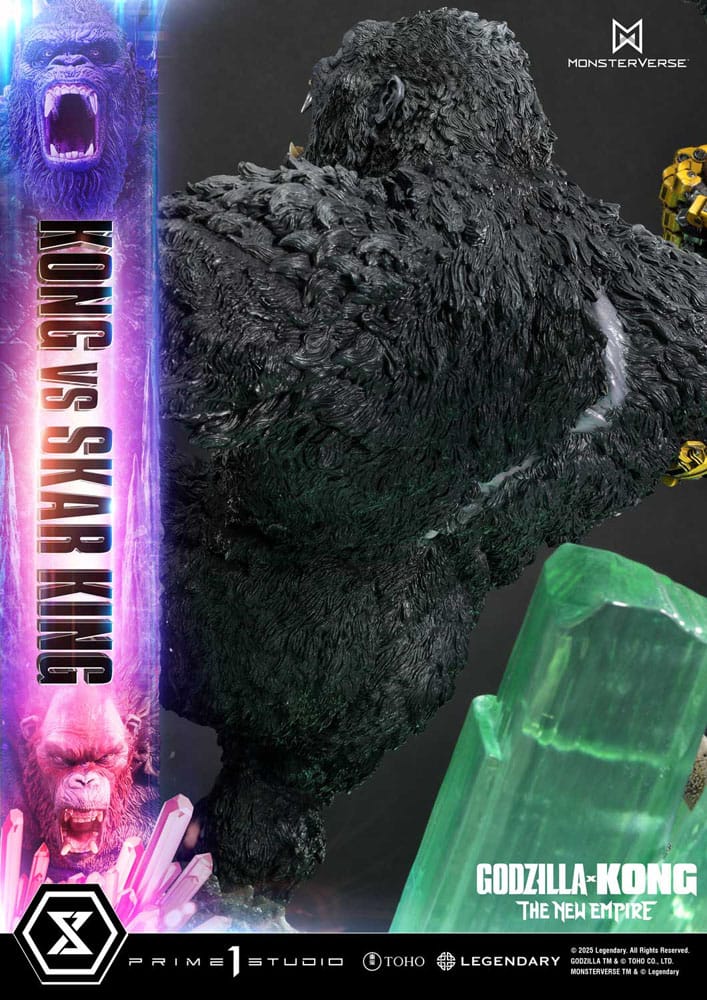Godzilla x Kong: The New Empire statuette Ultimate Diorama Masterline Series Kong vs Skar King 104 cm