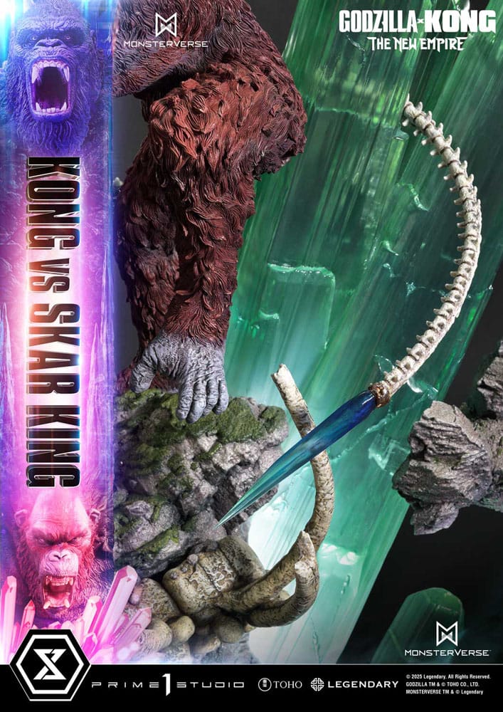 Godzilla x Kong: The New Empire statuette Ultimate Diorama Masterline Series Kong vs Skar King 104 cm