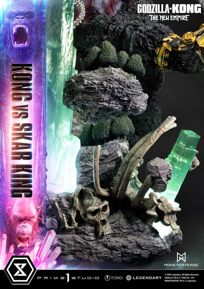 Godzilla x Kong: The New Empire statuette Ultimate Diorama Masterline Series Kong vs Skar King 104 cm