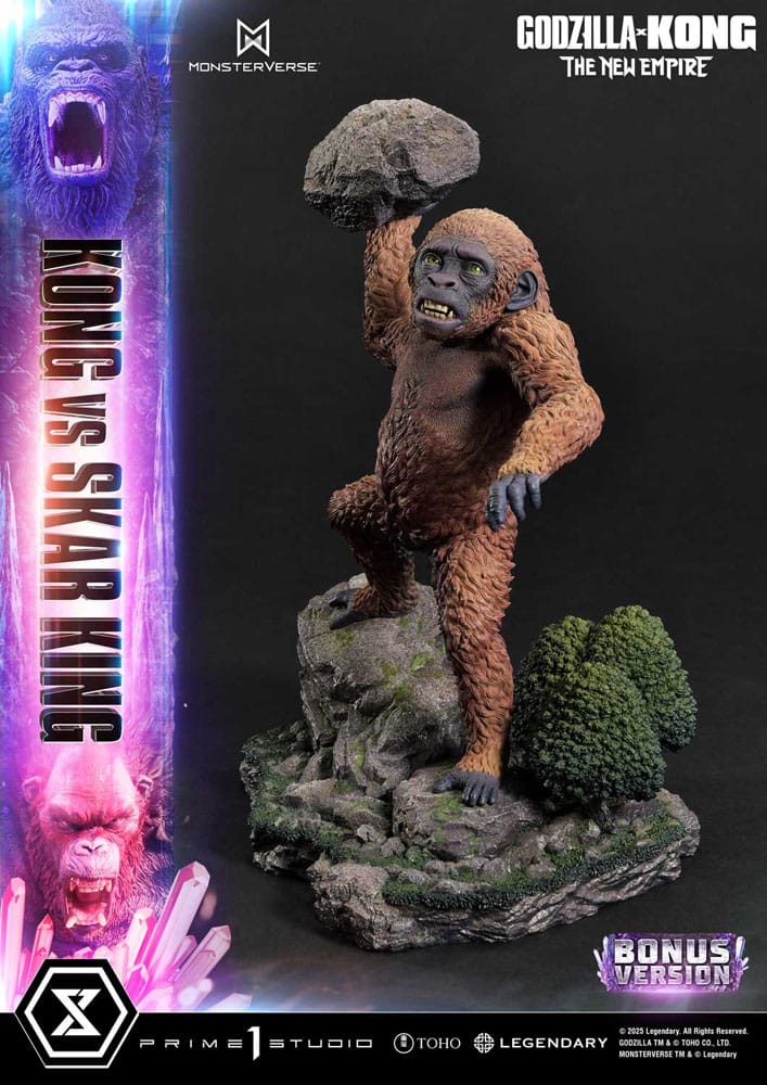 Godzilla x Kong: The New Empire statuette Ultimate Diorama Masterline Series Kong vs Skar King Bonus Version 104 cm