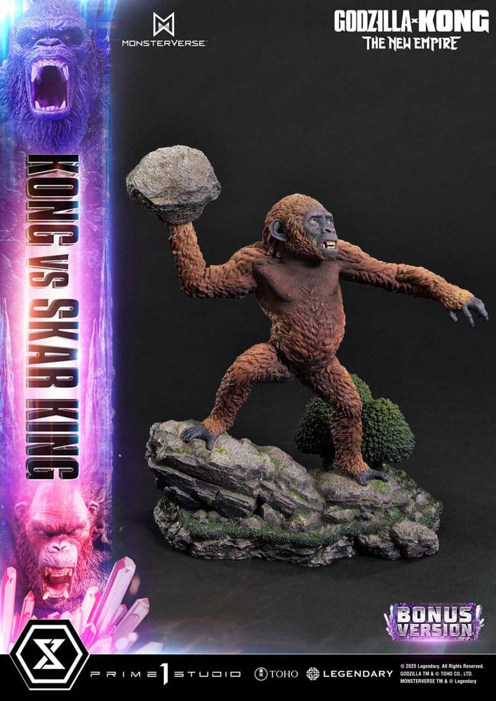 Godzilla x Kong: The New Empire statuette Ultimate Diorama Masterline Series Kong vs Skar King Bonus Version 104 cm