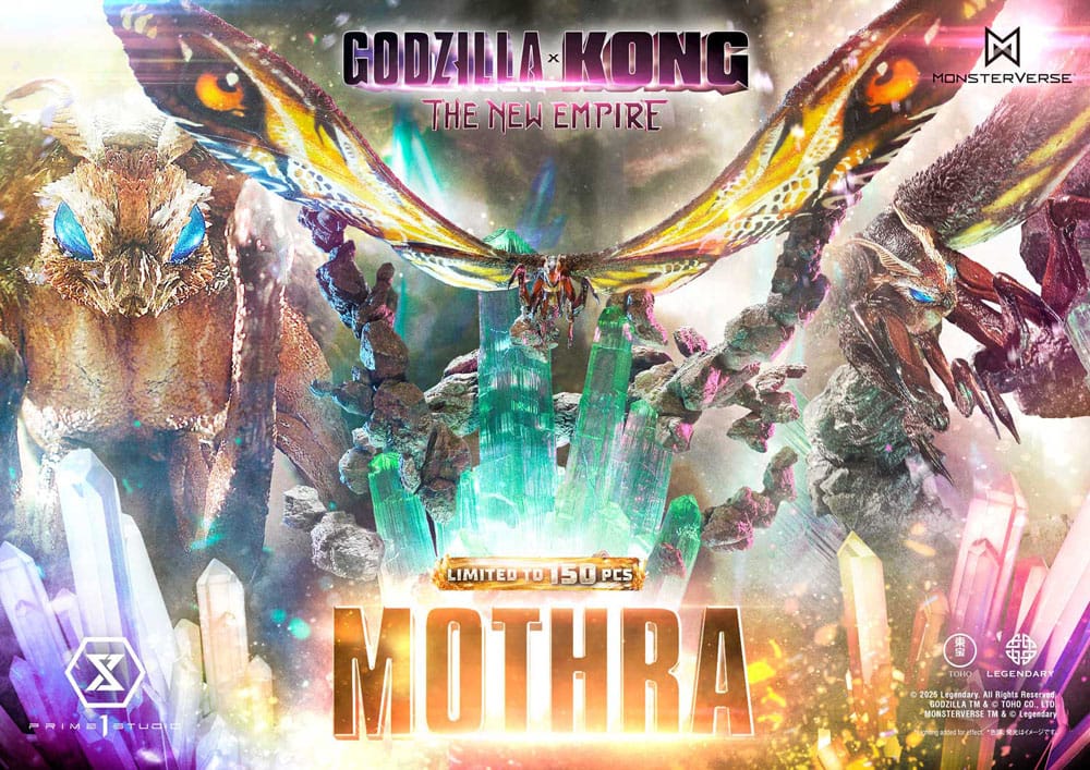 Godzilla x Kong: The New Empire statuette Ultimate Diorama Masterline Series Mothra Bonus Version 113 cm