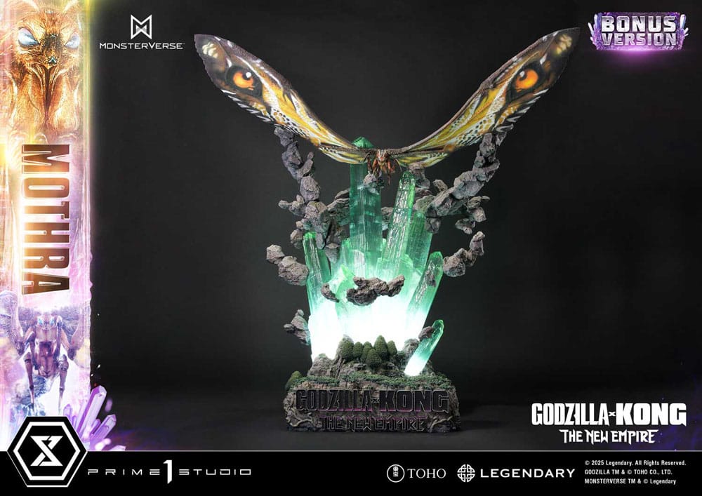 Godzilla x Kong: The New Empire statuette Ultimate Diorama Masterline Series Mothra Bonus Version 113 cm