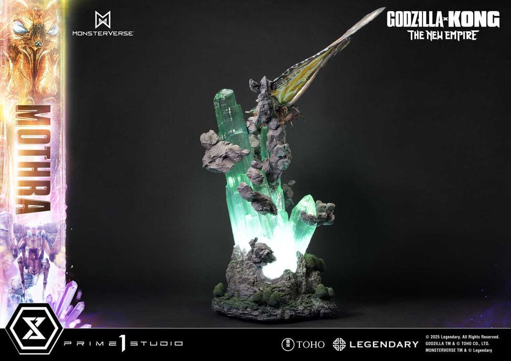 Godzilla x Kong: The New Empire statuette Ultimate Diorama Masterline Series Mothra Bonus Version 113 cm