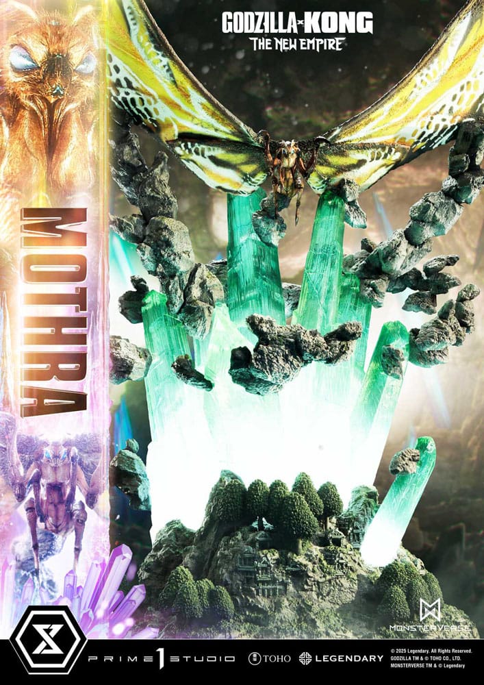Godzilla x Kong: The New Empire statuette Ultimate Diorama Masterline Series Mothra Bonus Version 113 cm
