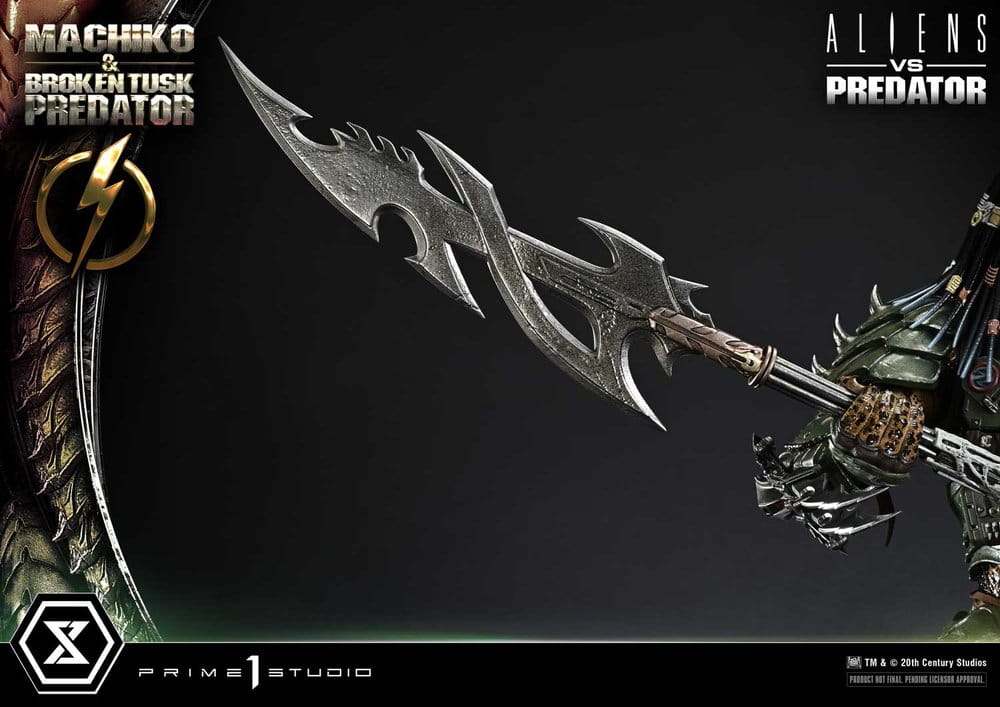 Aliens vs. Predator (Comic) Ultimate Premium Masterline Statue 1/4 Machiko & Broken Tusk Predator 79 cm
