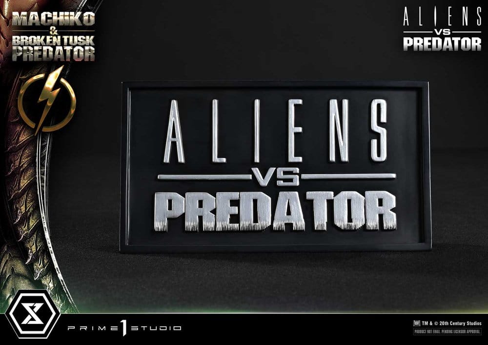 Aliens vs. Predator (Comic) Ultimate Premium Masterline Statue 1/4 Machiko & Broken Tusk Predator Deluxe Version 84 cm