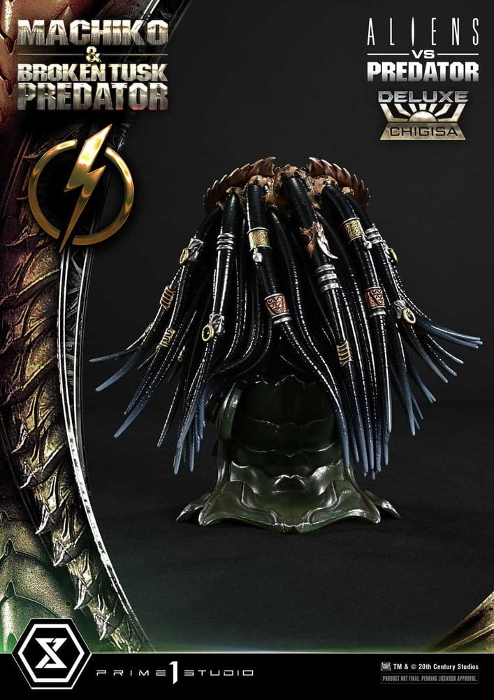 Aliens vs. Predator (Comic) Ultimate Premium Masterline Statue 1/4 Machiko & Broken Tusk Predator Deluxe Version 84 cm