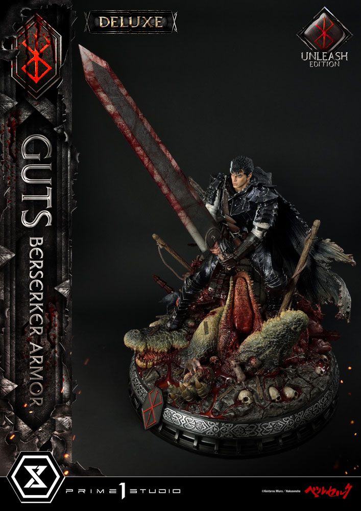 Berserk statuette 1/4 Guts Berserker Armor Unleash Edition Deluxe Version 91 cm