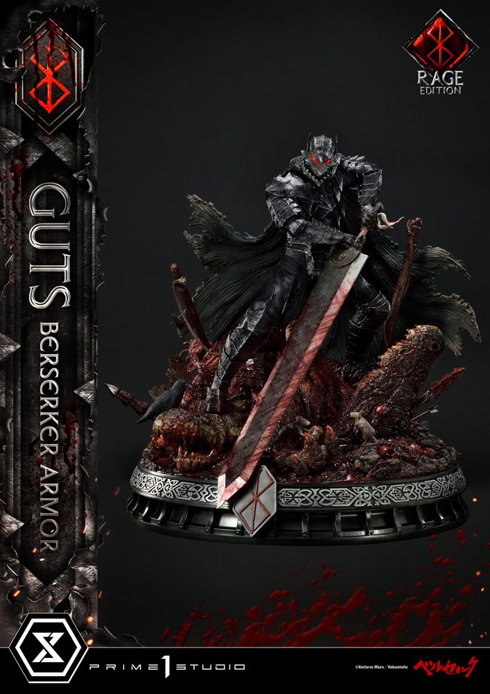 Berserk statuette 1/4 Guts Berserker Armor Rage Edition 67 cm