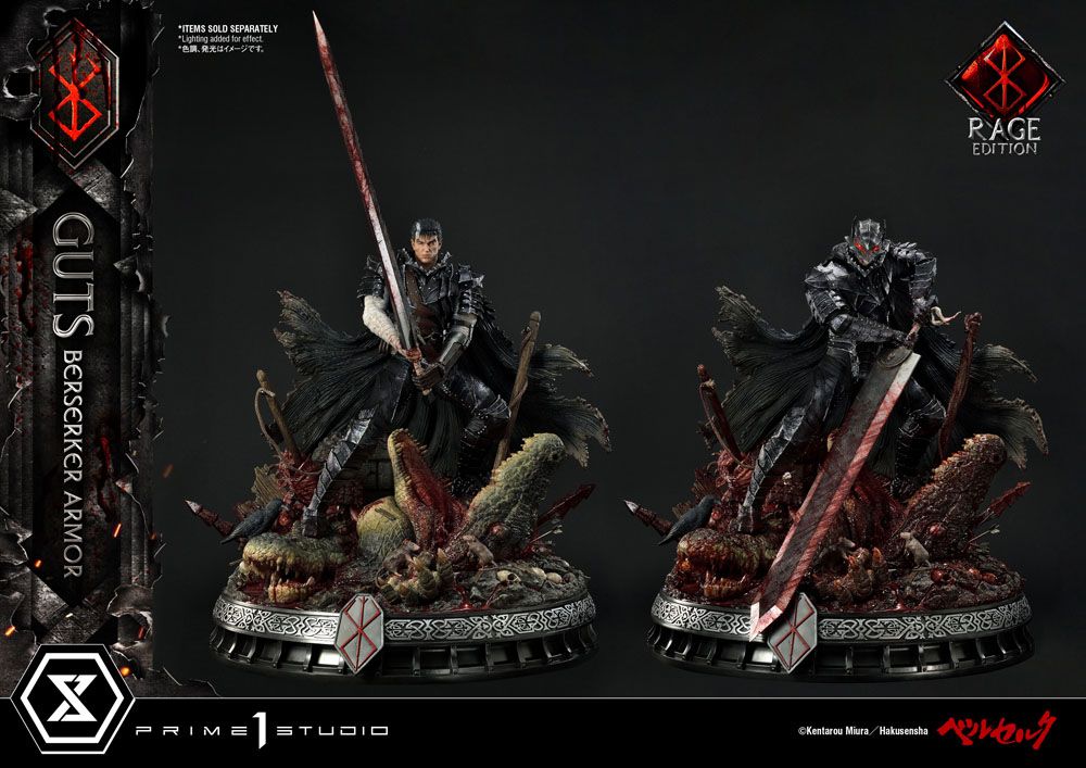Berserk statuette 1/4 Guts Berserker Armor Rage Edition 67 cm