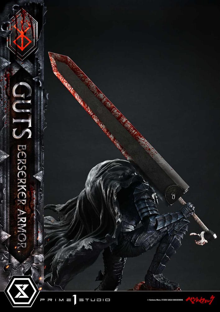 Berserk statuette Ultimate Premium Masterline Series 1/4 Guts, Berserker Armor Grunbeld vs. Guts 94 cm