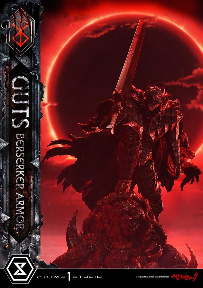 Berserk statuette Ultimate Premium Masterline Series 1/4 Guts, Berserker Armor Grunbeld vs. Guts 94 cm