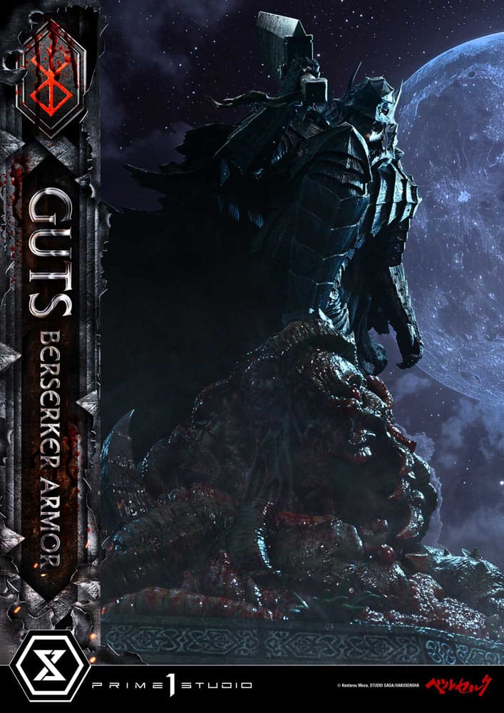 Berserk statuette Ultimate Premium Masterline Series 1/4 Guts, Berserker Armor Grunbeld vs. Guts 94 cm