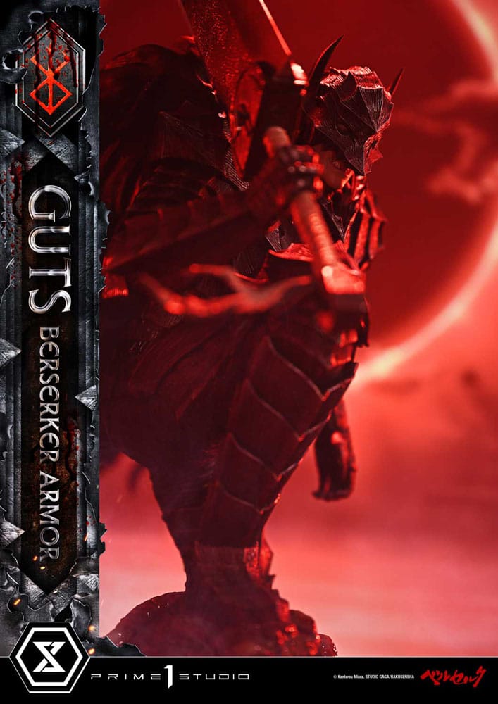 Berserk statuette Ultimate Premium Masterline Series 1/4 Guts, Berserker Armor Grunbeld vs. Guts 94 cm