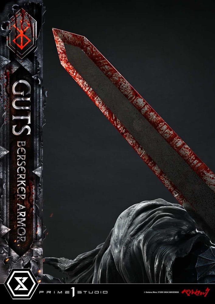 Berserk statuette Ultimate Premium Masterline Series 1/4 Guts, Berserker Armor Grunbeld vs. Guts 94 cm