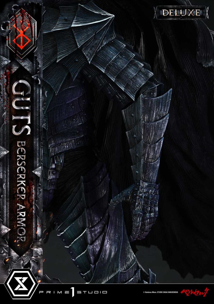 Berserk statuette Ultimate Premium Masterline Series 1/4 Guts, Berserker Armor Grunbeld vs. Guts Deluxe Version 94 cm