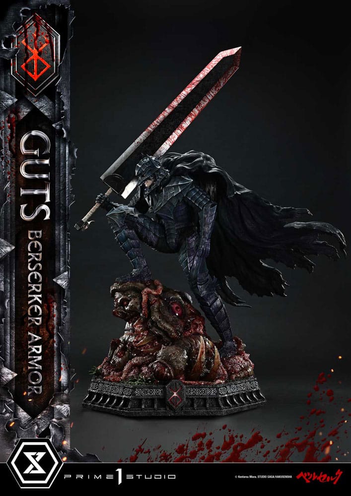 Berserk statuette Ultimate Premium Masterline Series 1/4 Guts, Berserker Armor Grunbeld vs. Guts Deluxe Bonus Version 94 cm