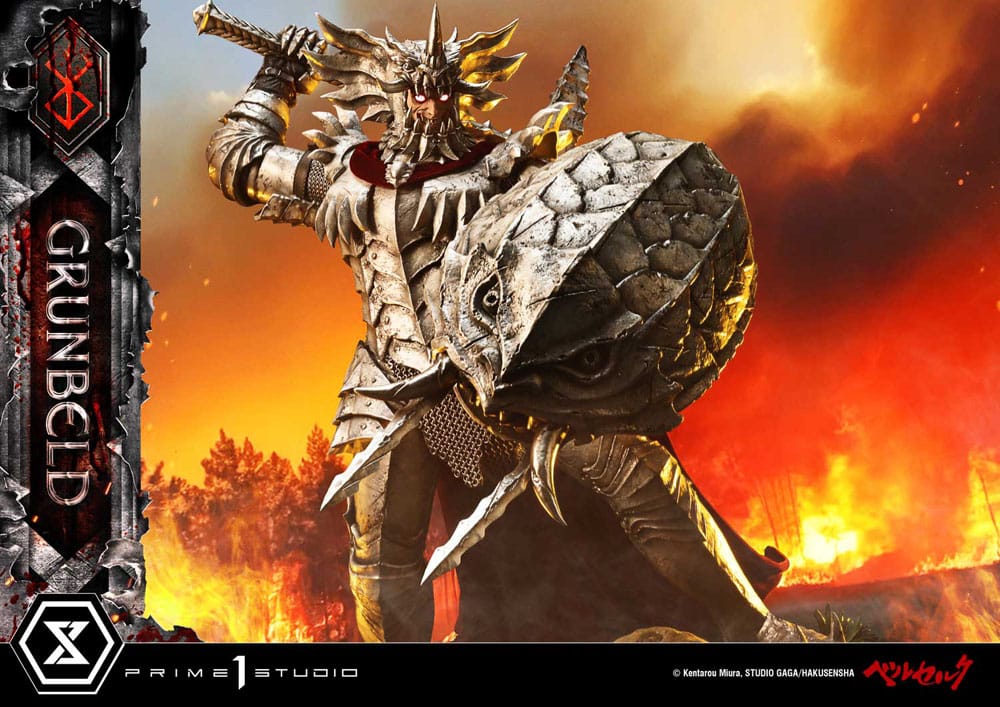 Berserk statuette Ultimate Premium Masterline Series 1/4 Grunbeld Grunbeld vs. Guts Bonus Version 107 cm