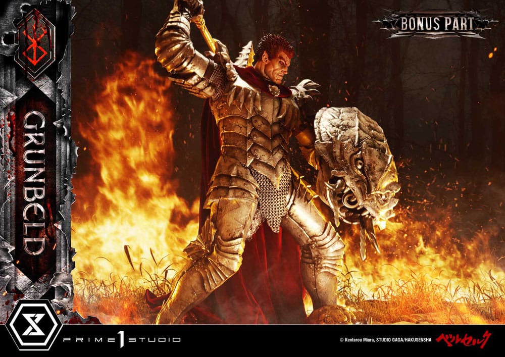 Berserk statuette Ultimate Premium Masterline Series 1/4 Grunbeld Grunbeld vs. Guts Bonus Version 107 cm