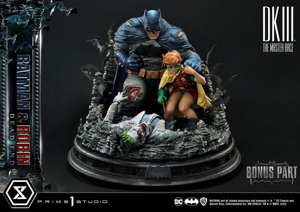 DC Comics statuette 1/4 Ultimate Premium Masterline Series Batman & Robin Dead End Ultimate Bonus Version 61 cm