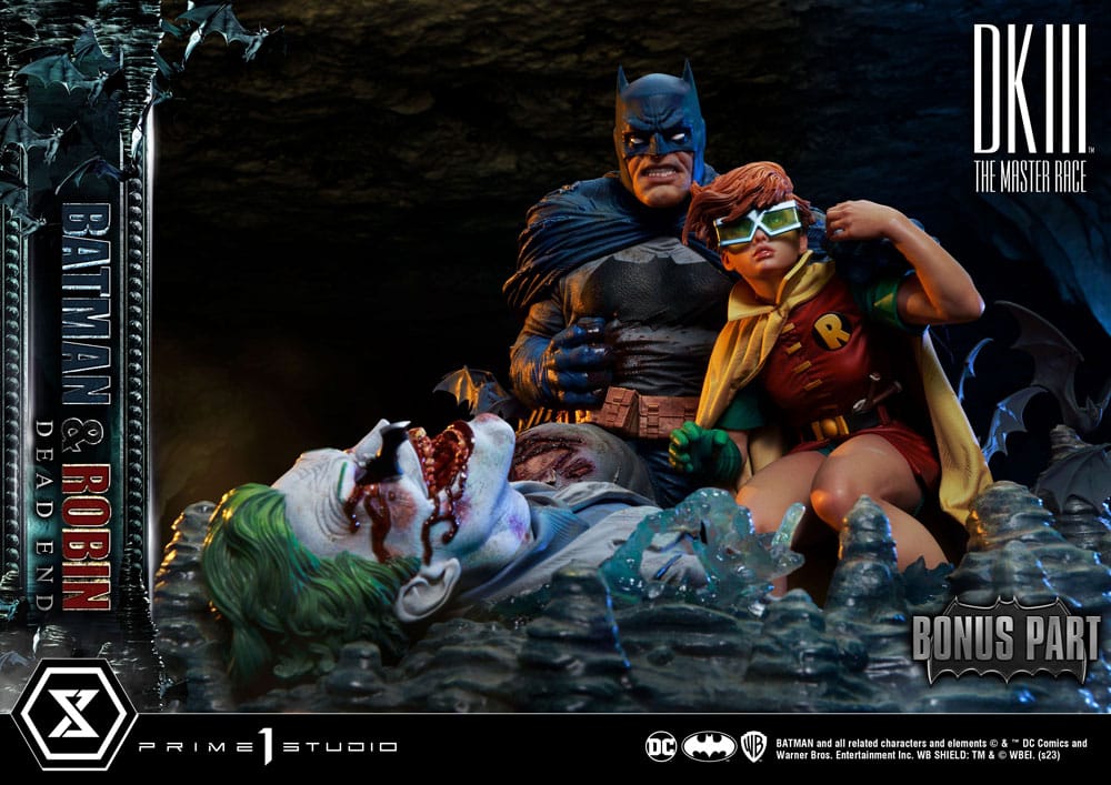 DC Comics statuette 1/4 Ultimate Premium Masterline Series Batman & Robin Dead End Ultimate Bonus Version 61 cm