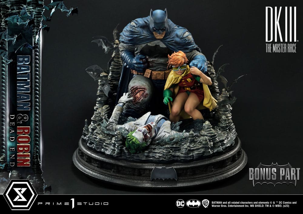 DC Comics statuette 1/4 Ultimate Premium Masterline Series Batman & Robin Dead End Ultimate Bonus Version 61 cm