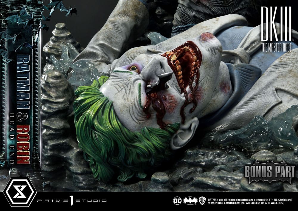 DC Comics statuette 1/4 Ultimate Premium Masterline Series Batman & Robin Dead End Ultimate Bonus Version 61 cm