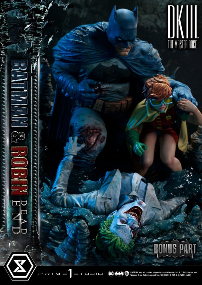 DC Comics statuette 1/4 Ultimate Premium Masterline Series Batman & Robin Dead End Ultimate Bonus Version 61 cm