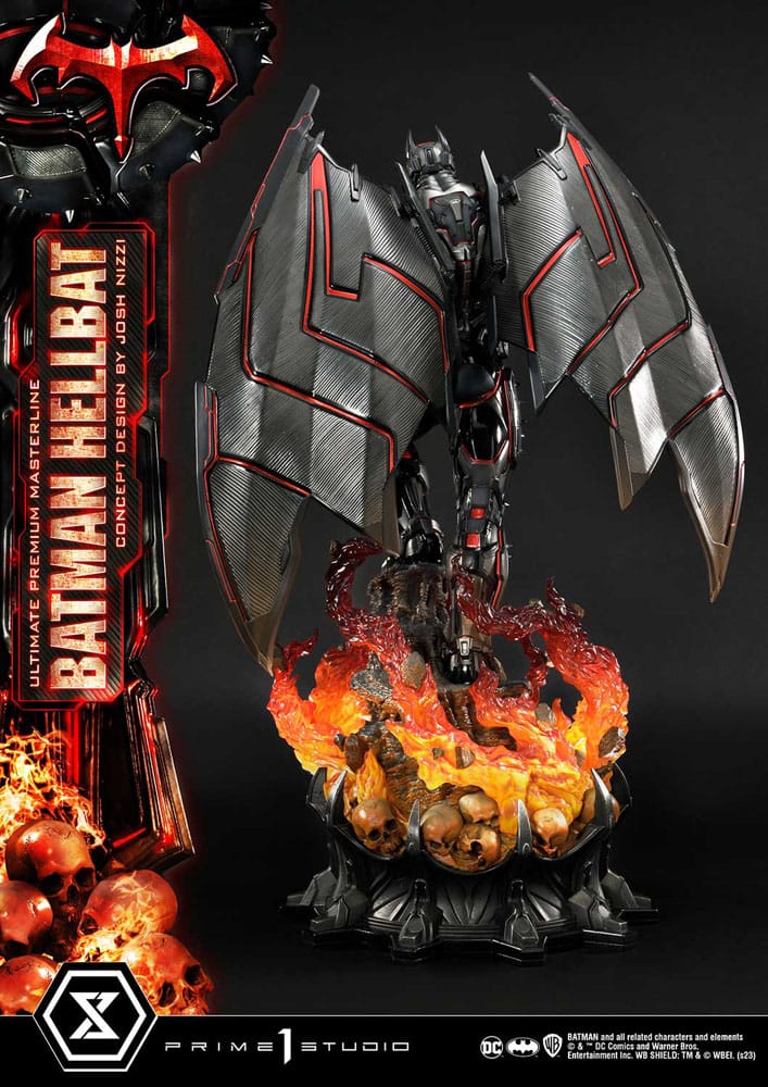 Batman statuette Ultimate Premium Masterline Series Hellbat Concept Design by Josh Nizzi Regular Version 76 cm