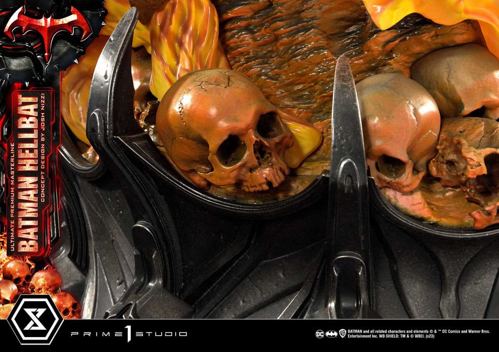 Batman statuette Ultimate Premium Masterline Series Hellbat Concept Design by Josh Nizzi Regular Version 76 cm